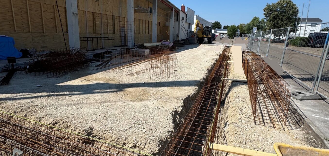 Bewehrung für Rohbau