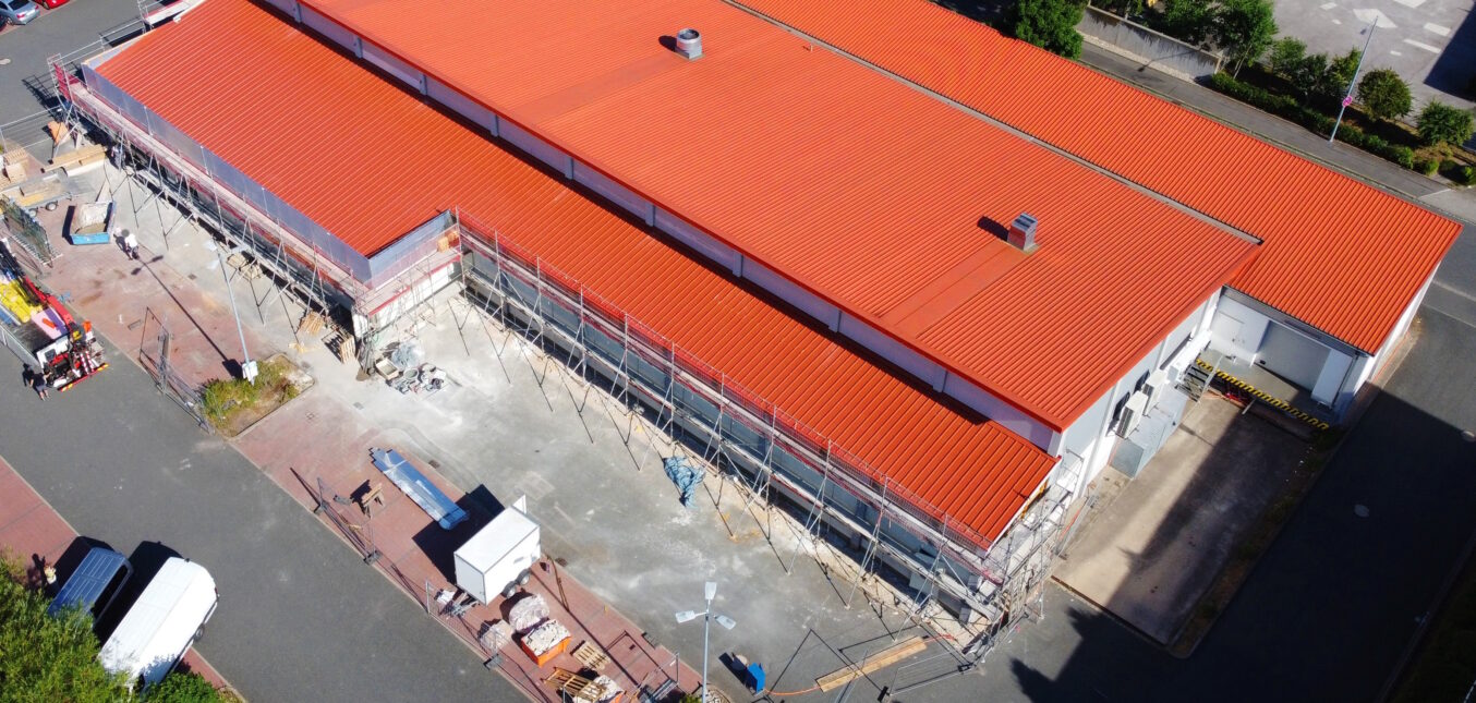 Kurz vor Fertigstellung